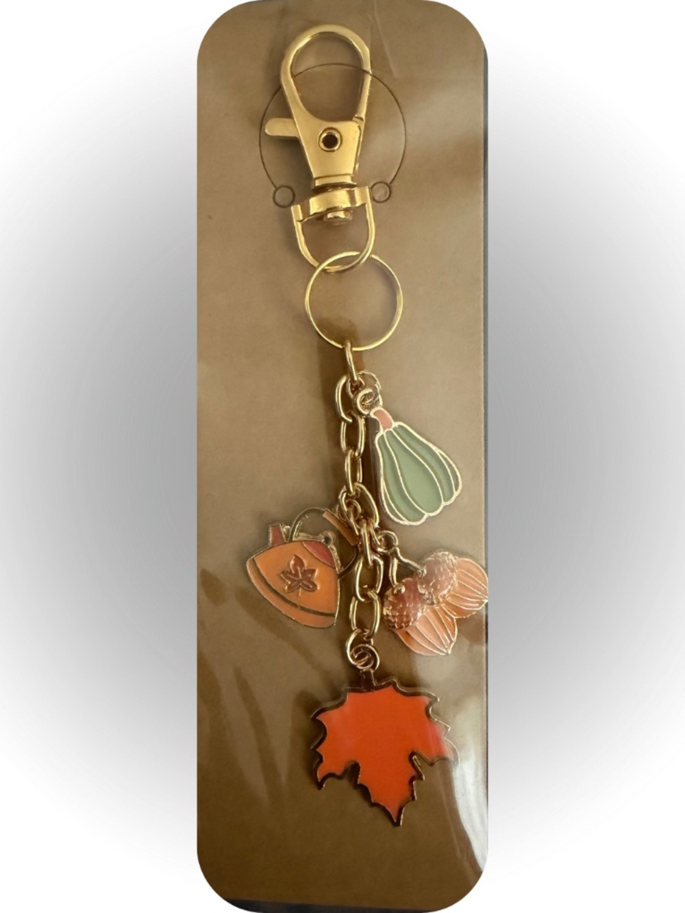 Handmade Fall Charms Keychain